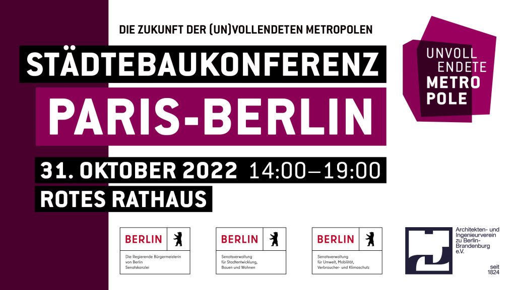 Städtebaukonferenz Paris-Berlin
